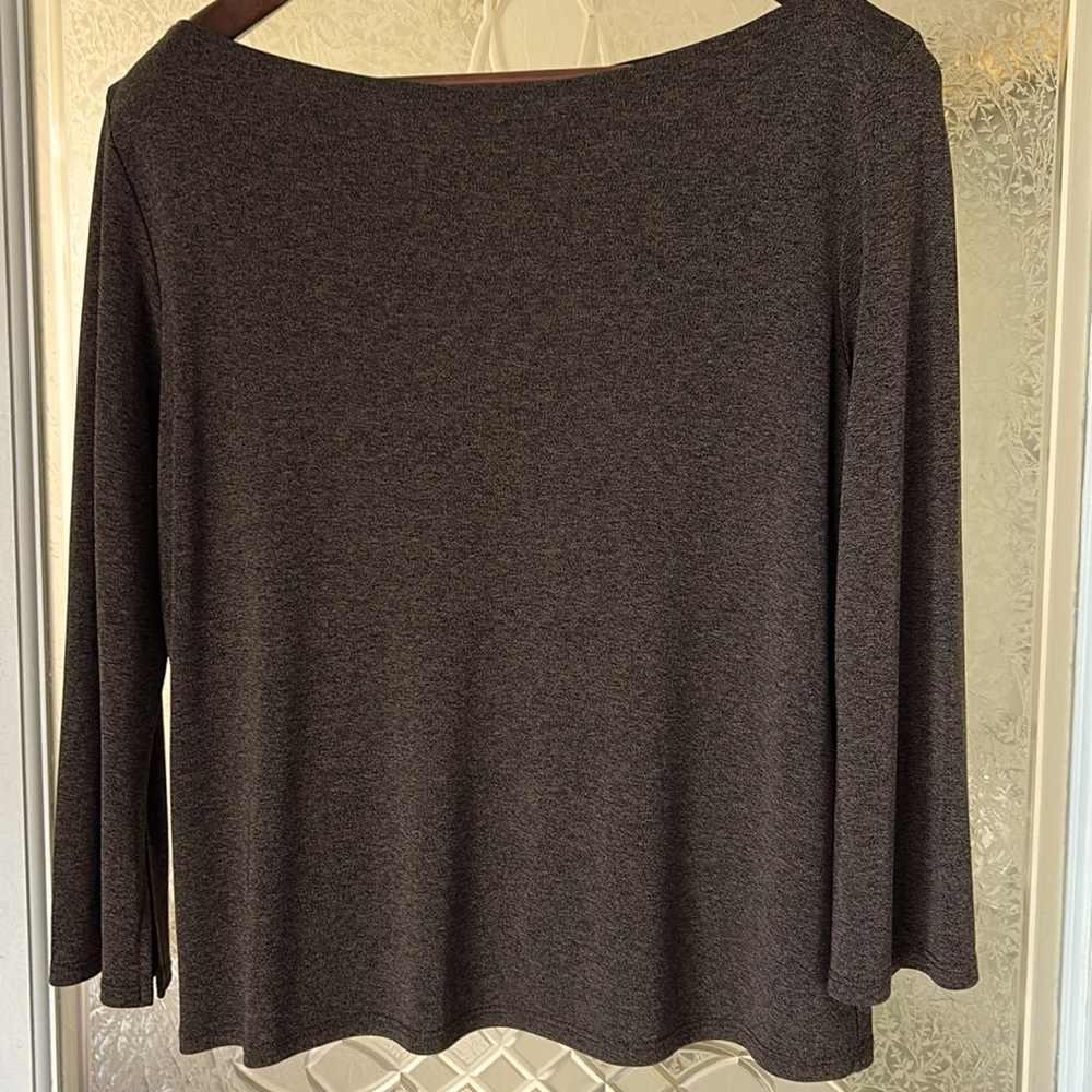 STUDIO  MAX VINTAGE CHENILLE TOP  BLACK AND GOLD , Excellent Condition, Size S